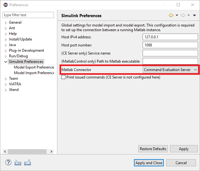 Command Evaluation Server