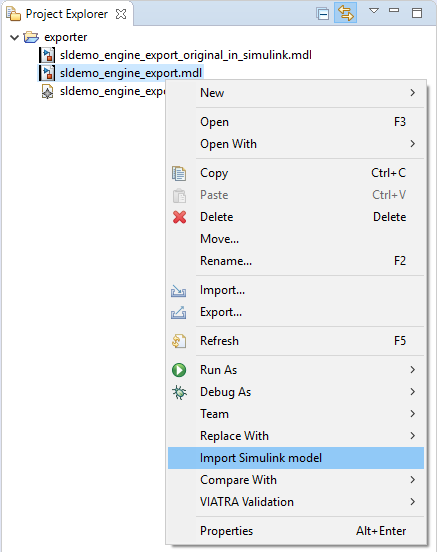 Import Simulink Model